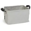 Image de Brabantia - Panier à Linge Pliable - Multi-fonctionnelle Stockage - Se Plie à Plat - Revêtement Résistant à L'eau - Transport Facile - Poignées Souples - Gros Volume - Gris - 35 L