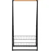 Image de Brabantia - Portant pour Vêtements Linn - Indépendant - Deux Étagères Réglables en Hauteur - Utilisez Comme Séchoir - Multifonctionnel - Gain D'espace - Stable et Robuste - Large - Black