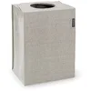 Image de Brabantia - Sac à Linge Rectangulaire - Le Haut Pliable - L'ouverture Quick-Drop - Peu Encombrant - Facile à Vider - Gros Volume - Gris - 55 L