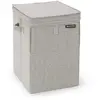 Image de Brabantia - Boîtes à Linge - Empilables - Ouverture sur Le Devant et Le Dessus - Tri Efficace dans Un Petit Espace - Facile à Remplir et Vider - Gros Volume - Noir Poivré - 35 L