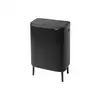Image de Poubelle rectangulaire avec 2 compartiments Bo Touch Bin Hi noire 60 L Brabantia