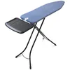 Image de Brabantia - Table à Repasser Taille B - pour Centrale Vapeur - Planche a Repasser - Support Métallique Extra Large - Plateau Extra-Stable - Ne Glisse Pas - Denim Blue - 124 x 38 cm