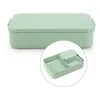 Image de Brabantia - Boîte Bento Make & Take - Peut Contenir vos Sandwichs - Couvercle à Clips - Convient pour le Congélateur, Lave-Vaisselle & Micro-Ondes - Jade Green - 25,5 x 16,7 x 6,2 cm