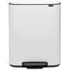 Image de Brabantia - 211300 - Poubelle à pédale Bo, avec 1 seau intérieur, 60L - Blanc