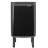 Image de Brabantia - Poubelle Bo Waste Hi 4L avec Couvercle à Fermeture Douce, Seau Intérieur Amovible et Poignée de Transport - Convient pour la Salle de Bain, la Chambre et le Bureau à Domicile.