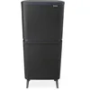 Image de Brabantia Poubelle tri sélectif SortUp Hi 10+10+25 litres (Gris Foncér), Poubelle cuisine 3 bacs amovibles, Système de tri des déchets haut et étroit pour la cuisine, couvercle à fermeture douce