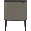 Image de Brabantia 316142 Bo Touch Bin Poubelle Acier Inoxydable Platinum 31,5 x 54 x 68 cm