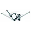 Image de Brabantia - WallFix - Metallic Grey - Corde À Linge De 24 Mètres - Doublure Résistante Aux UV Et Antidérapante - Séchoir Rotatif Pliable - Facile À Installer, Gris Métallique - 184 x 182