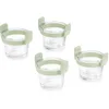 Image de Lékué Mini-tasses en verre transparent pour friteuse à air (lot de 4)