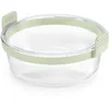 Image de Lékué Plat en verre rond transparent pour friteuse à air