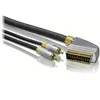 Image de PHILIPS SWA6315/10 Câble adaptateur péritel 1 prise péritel vers 2 prises RCA Plaqué or 1,5 m