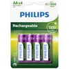 Image de Philips HR6 Pile rechargeable LR6 (AA) NiMH 1300 mAh 1.2 V 4 pc(s)