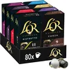 Image de L’Or Espresso Café   80 capsules assortiment de 8 variétés - compatibles Nespresso ®*(lot de 8 x10) (L'emballage peut varier)