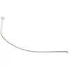 Image de Sealskin Rondalux, Barre de rideau de douche d'angle, 95x95 cm, Acier inoxydable, Blanc