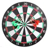 Image de Masterdarts Cible de fléchettes Lifetime 40,5 cm - Réversible - avec 6 Darts