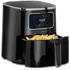 Image de alpina Airfryer 4.5L - Friteuse à air chaud 1-4 personnes - Friteuse à air avec écran tactile numérique - Température réglable de 80 à 200 degrés - Fonction minuterie - Four à convection 1450W