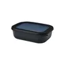 Image de Mepal - Bol Multifonction Rectangulaire - Boîte Conservation Alimentaire avec Couvercle - Convient comme Boîte de Hermétique pour le Réfrigérateur, Micro-ondes & Congélateur - 1000 ml - Nordic black