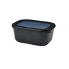 Image de Mepal - Bol Multifonction Rectangulaire - Boîte Conservation Alimentaire avec Couvercle - Convient comme Boîte de Hermétique pour le Réfrigérateur, Micro-ondes & Congélateur - 1500 ml - Nordic black
