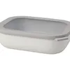 Image de Mepal - Bol Multifonction Rectangulaire - Boîte Conservation Alimentaire avec Couvercle - Convient comme Boîte de Hermétique pour le Réfrigérateur, Micro-ondes & Congélateur - 2000 ml - Nordic white