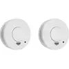 Image de Smartwares Détecteur de fumée jeu de 2 à pile(s) (Ø x H) 100 mm x 35 mm
