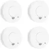 Image de Smartwares Détecteur de fumée jeu de 4 à pile(s) (Ø x H) 100 mm x 35 mm