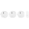 Image de Smartwares Kit domotique Plug & Connect - Pour éclairage sans fil - 3 modules encastrables et télécommande SH4-99557 Blanc