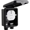 Image de Smartwares Plug & Connect Interrupteur encastrable extérieur avec boîte de dérivation   1 canal   Pour le contrôle de l’éclairage extérieur   Jusqu’à 1000 W   Portée sans fil jusqu’à 30 m   SH4-90451