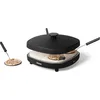 Image de Tristar Pizza Family 4 Appareil à Pizza, 25x25 cm, 900 W, Pour 4 Personnes, Revêtement Céramique Sans PFAS, Plaques Amovibles, 4 Pelles et Coupe-Pâte, PZ-9174