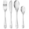 Image de Zilverstad Couvert enfant 4 pcs Ours avec Coeur