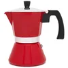 Image de Leopold Vienna Cafetière italienne à Espresso Tivoli pour 6 tasses, rouge