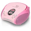 Image de Lenco SCD24 - Radio CD enfant - Stéréo - Boombox - Tuner Radio FM - Ttel Storage - 2 x 1.5W RMS Power - Secteur & Batterie - Rose