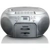 Image de Lenco SCD-42 Argent - Systèmes stéréo portables (FM, Lecteur, CD,CD-R,CD-RW, Auto stop, Répéter, LCD, Argent)