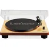Image de Lenco Platine Vinyle LS-50 Tourne-Disque avec boîtier en Bois et Haut-Parleur, USB, Conversion Vinyle à numérique, Housse de Protection, entraînement par Courroie, 2 x Stylet (Aiguille)