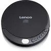 Image de Lenco CD-010 - Lecteur CD portable, CD PLayer, Poste CD, Aussie pour enfants, avec fonction de recharge de la batterie - Écran LCD - Diskman - avec écouteurs et câble de recharge micro-USB - Noir