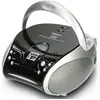 Image de Lenco SCD-24 - Radio CD Enfant - Stéréo - Boombox - Tuner Radio FM - Ttel Storage - 2 x 1,5 W RMS Power - Alimentation Secteur et Batterie - Argent Multicolore