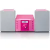 Image de Lenco MC-013 Pink - Chaine Hifi, Mini Chaine Hifi CD, Lecteur CD, Micro Chaine - Chaîne stéréo avec radio FM et lecteur cd - Rose et Gris