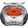Image de Lenco SCD-24 - Lecteur CD pour Enfants - Radio CD - Chaîne stéréo - Boombox - Tuner Radio FM - Titre - 2 x 1,5 W RMS - Alimentation Secteur et Piles - Transparent - SCD-24TR