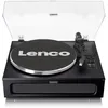 Image de Lenco LS-430 Vinyle, Platine Vinyle, Tourne Disque, Platine Vinyle Bluetooth - Haut-parleurs intégrés 40 W RMS - entraînement par Courroie - contrôle de tonalité - préampli - RCA et AUX - Noir