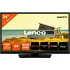 Image de Lenco LED-2463 Smart TV 24 Pouces Full HD - TV avec Bluetooth - Adaptateur Voiture 12V - Netflix, Youtube & WLAN - Bluetooth - HDMI - Ethernet - Noir