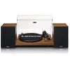 Image de LENCO LS-480WD - Tourne-Disque avec amplificateur intégré et Bluetooth® Plus 2 Haut-parleurs externes, Bois