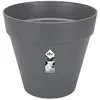 Image de Elho Loft Urban Rond Roues 40cm Pot de Fleur - Anthracite