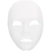 Image de Boland - Masque de visage pantomime pour carnaval ou JGA, accessoire de costume, accessoire pour carnaval, Blanc