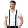 Image de Boland 00590 - Bretelles noir, one size, ajustable, élégant, années 20, Gatsby, carnaval, halloween, carnaval, fête à thème, déguisement, théâtre, accessoire