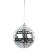 Image de Boland 00700 - Set de boules disco, 6 pièces, diamètre 8 cm, argent brillant, mosaïque, décoration, lieu de fête, disco, carnaval, fête à thème