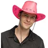 Image de Boland - Chapeau de Cowboy UV Ajustable Savanne, Chapeau Western Fluo, Brille sous la lumière Noire, Accessoire de Costume pour Festival, Carnaval, Enterrement de Vie de Jeune Fille et soirée à thème