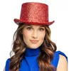 Image de Boland - Chapeau Haut-de-Forme, Taille 59 cm, Chapeau de fête pailleté pour déguisement, Carnaval et soirée à thème