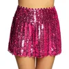 Image de Boland - Jupe à paillettes, taille M/L, taille élastiquée, mini-jupe pour la discothèque, les déguisements, le carnaval et les soirées à thème