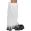 Image de Boland - Jambières pour costumes ou tenues de fête, 1 paire, jambières en fausse fourrure, accessoires pour festivals, carnaval et soirées à thème