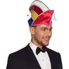 Image de Boland 02001 - Casquette comité pour adultes, Multicolore, Casquette, Couvre-chef, Accessoire, Costume, Carnaval, Fête à thème
