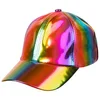 Image de Boland - Basecap Holo, holographique, taille réglable, casquette, chapeau, casquette, rappeur, déguisement, fête foraine, carnaval, Arc-en-ciel